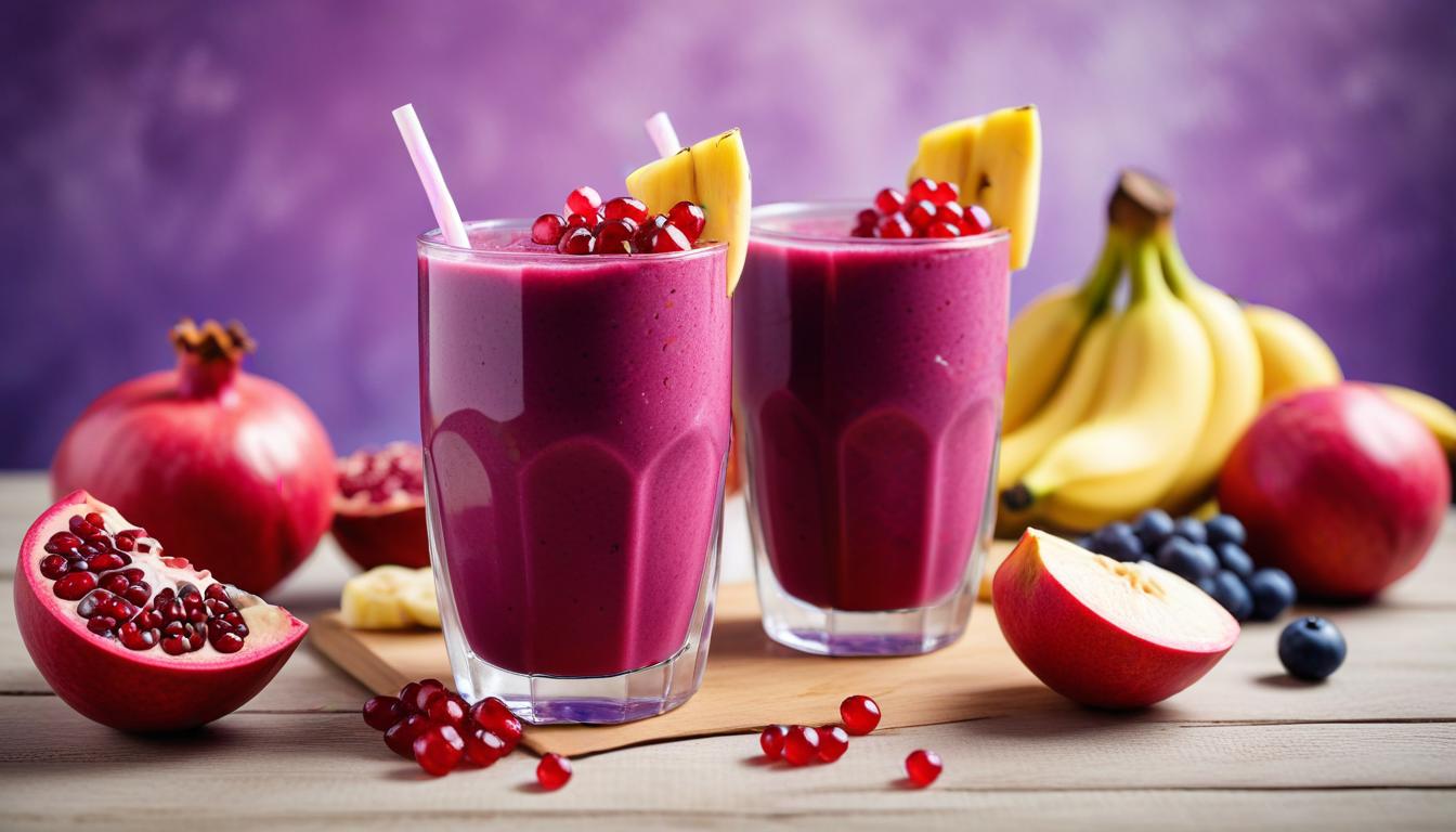 Nar ve Üzüm Suyuyla Cilt Yenileyici Smoothie