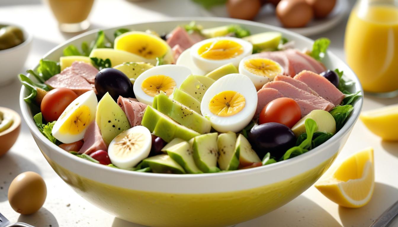 Muzlu ve Kivili Ferahlatıcı Niçoise Salatası