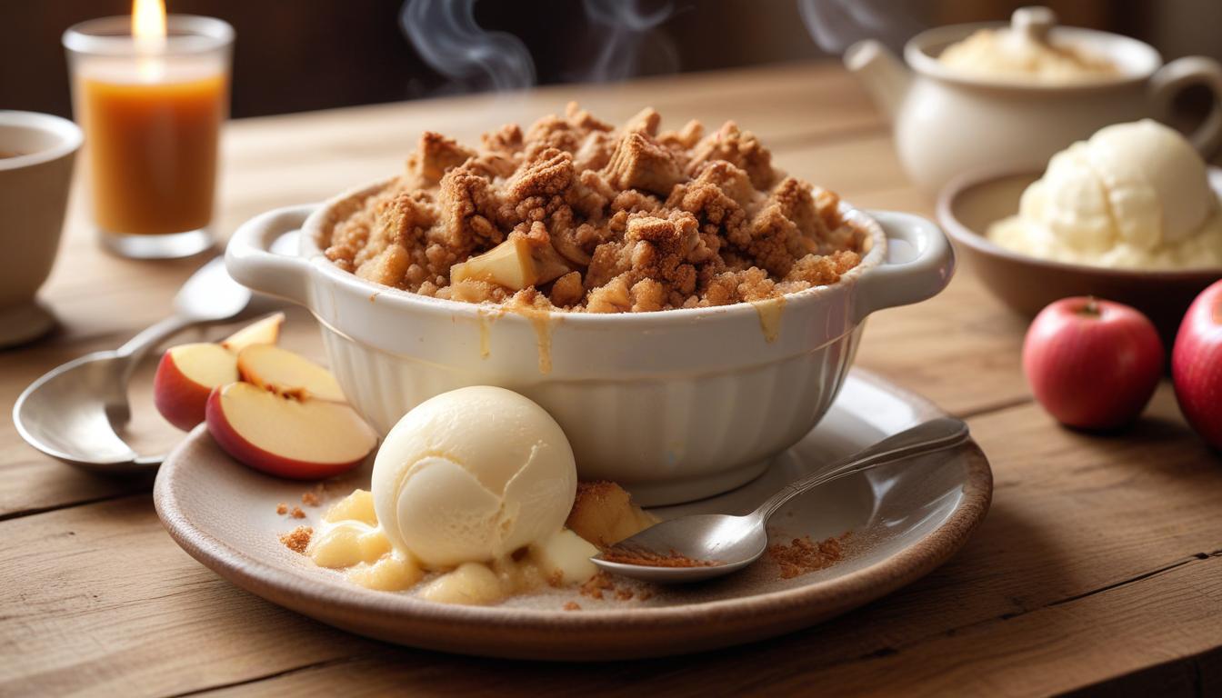 Cinnamon Apple Crumble Tarifi